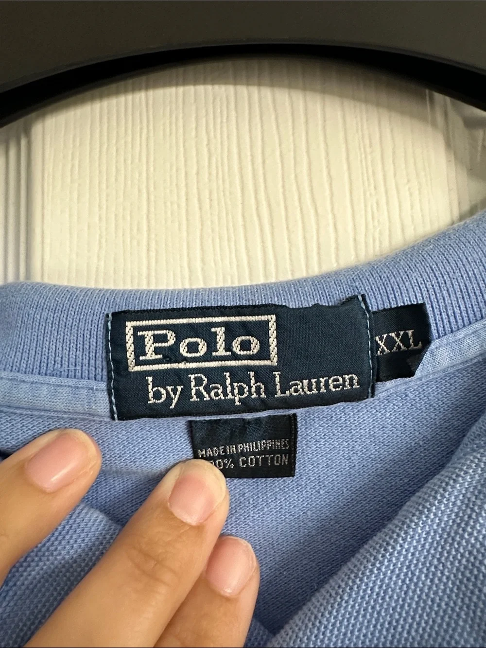 Polo by Ralph Lauren Sky Blue Polo with Pink Pony